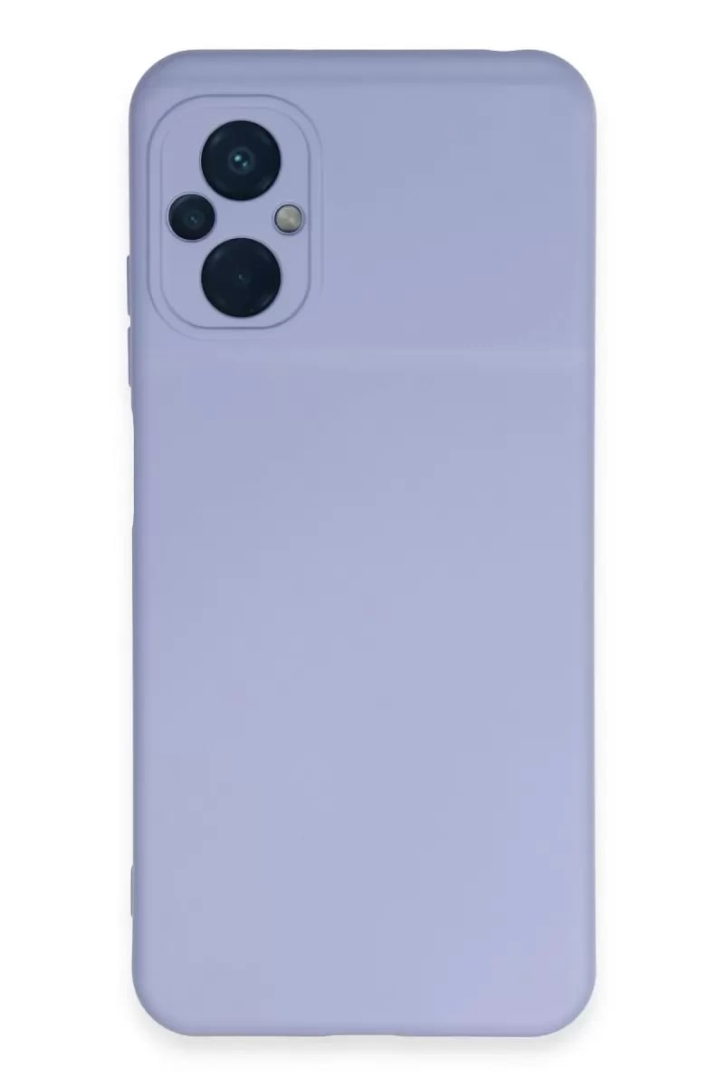 Xiaomi Poco M5 Kılıf Nano içi Kadife Silikon - Lila