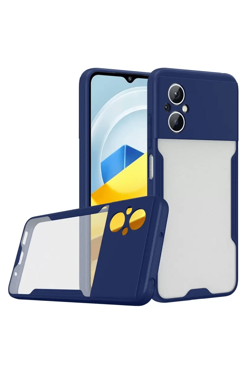 Xiaomi Poco M5 Kılıf Platin Silikon - Lacivert