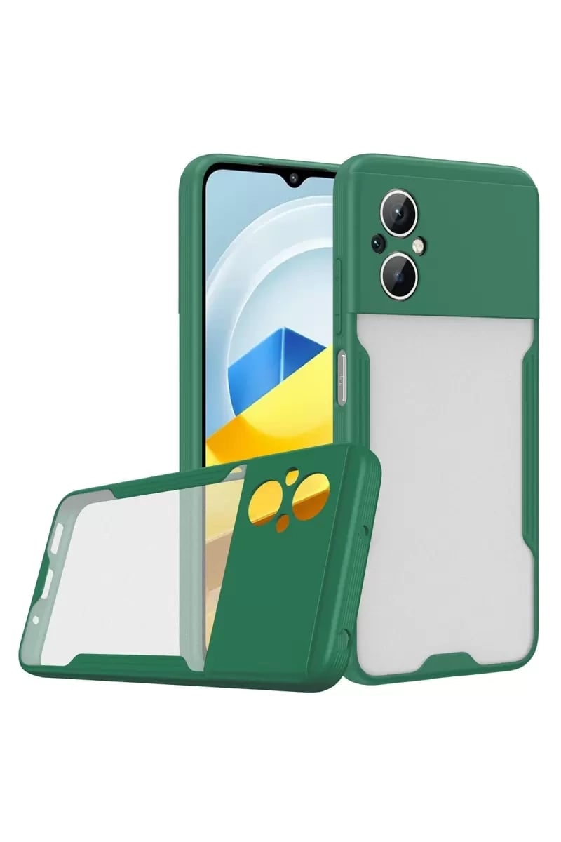 Xiaomi Poco M5 Kılıf Platin Silikon - Yeşil