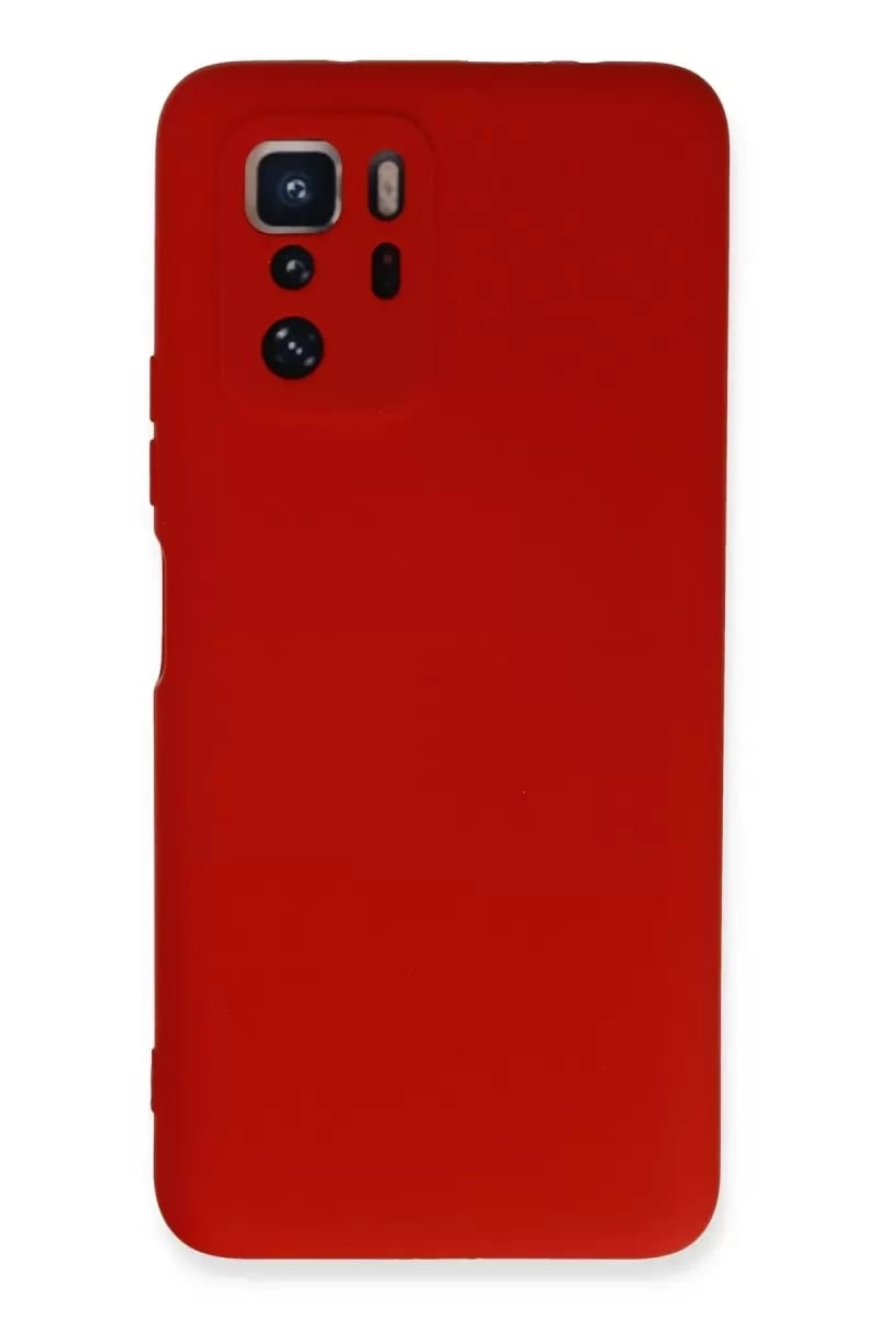 Xiaomi Poco X3 GT Kılıf Nano içi Kadife Silikon - Kırmızı