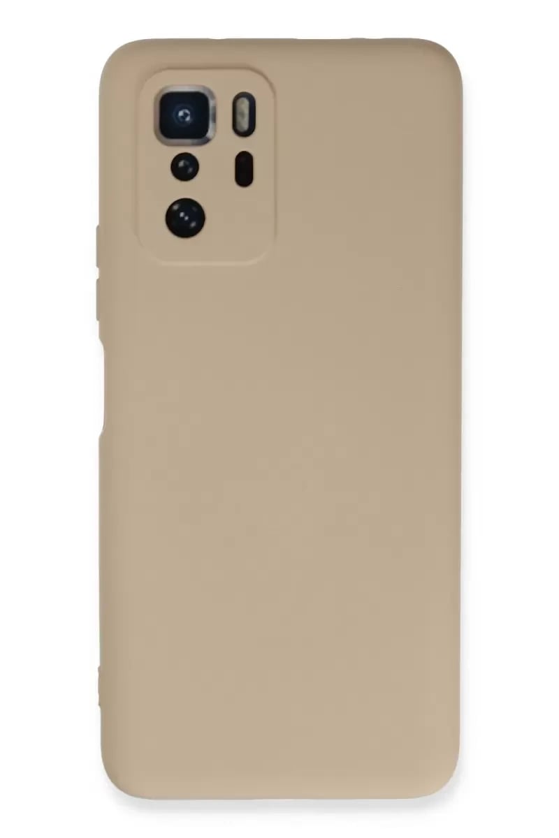 Xiaomi Poco X3 GT Kılıf Nano içi Kadife Silikon - Pudra