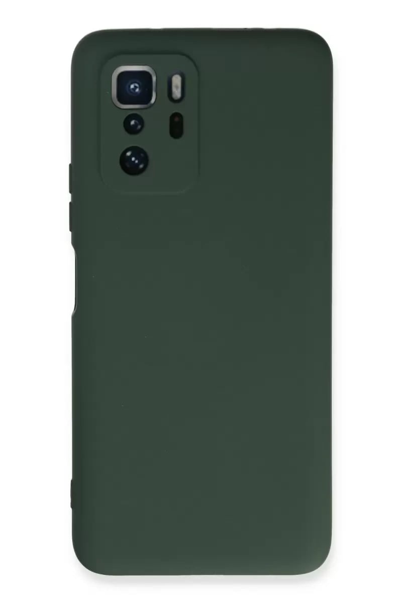Xiaomi Poco X3 GT Kılıf Nano içi Kadife Silikon - Koyu Yeşil