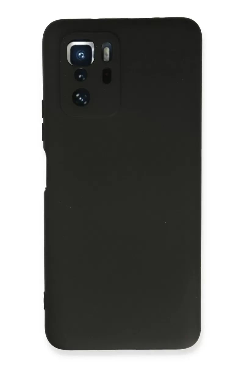 Xiaomi Poco X3 GT Kılıf Nano içi Kadife Silikon - Siyah