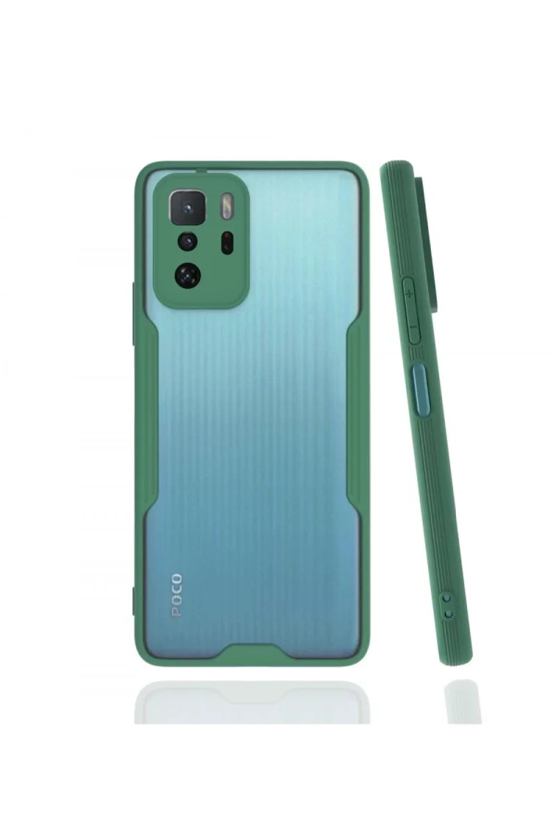Xiaomi Poco X3 GT Kılıf Platin Silikon - Yeşil