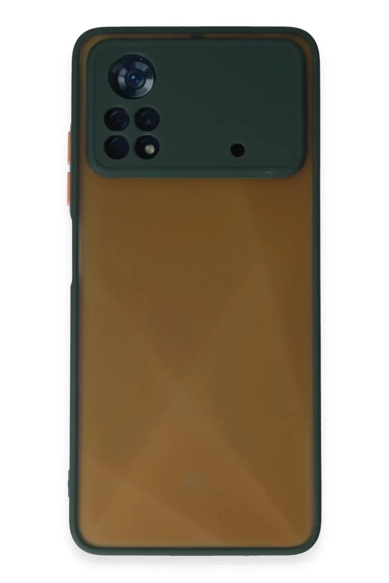 Xiaomi Poco X4 Pro 5G Kılıf Montreal Silikon Kapak - Yeşil
