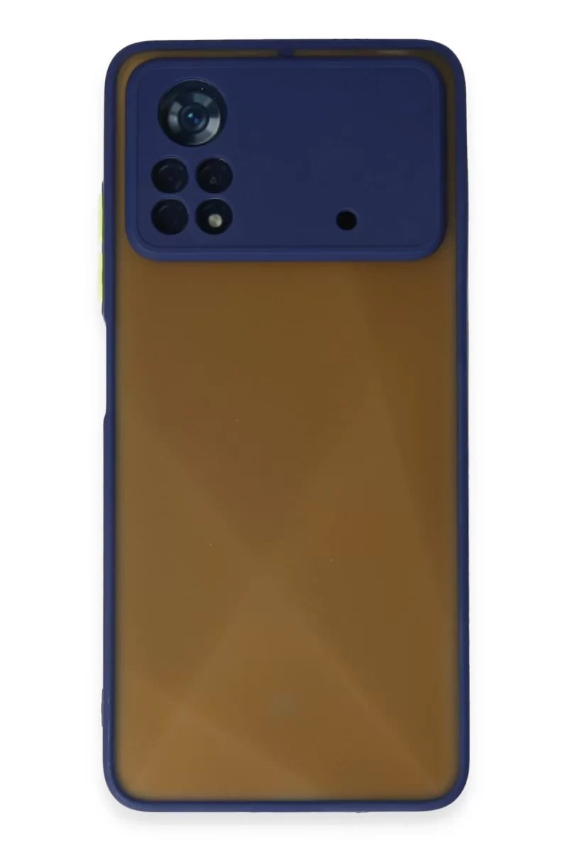 Xiaomi Poco X4 Pro 5G Kılıf Montreal Silikon Kapak - Lacivert