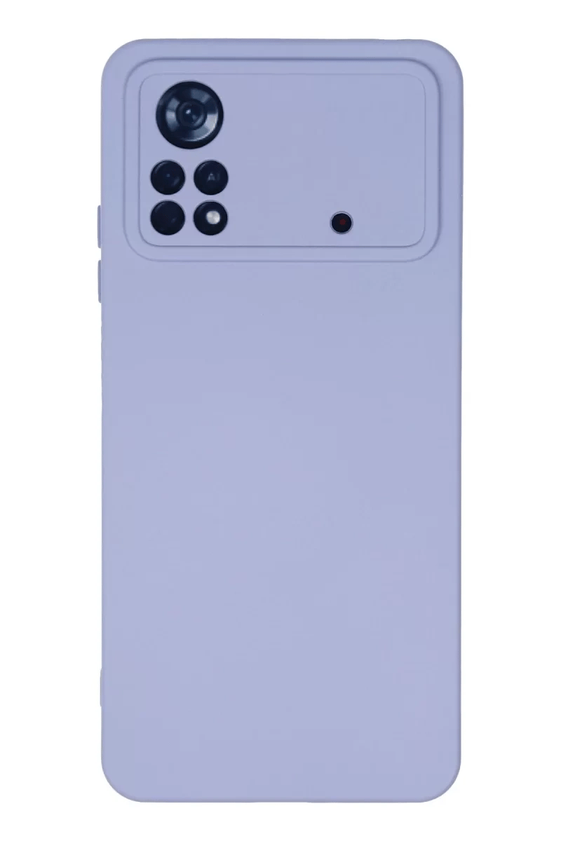 Xiaomi Poco X4 Pro 5G Kılıf Nano içi Kadife Silikon - Lila