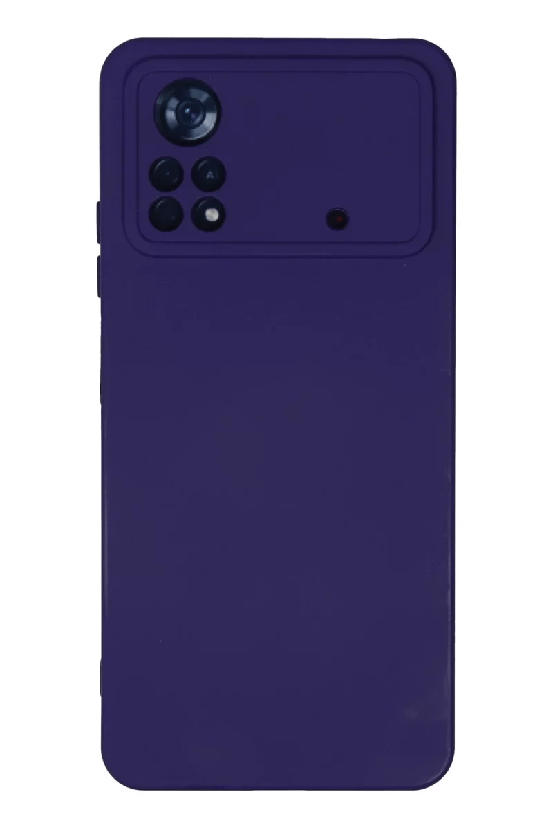 Xiaomi Poco X4 Pro 5G Kılıf Nano içi Kadife Silikon - Mor