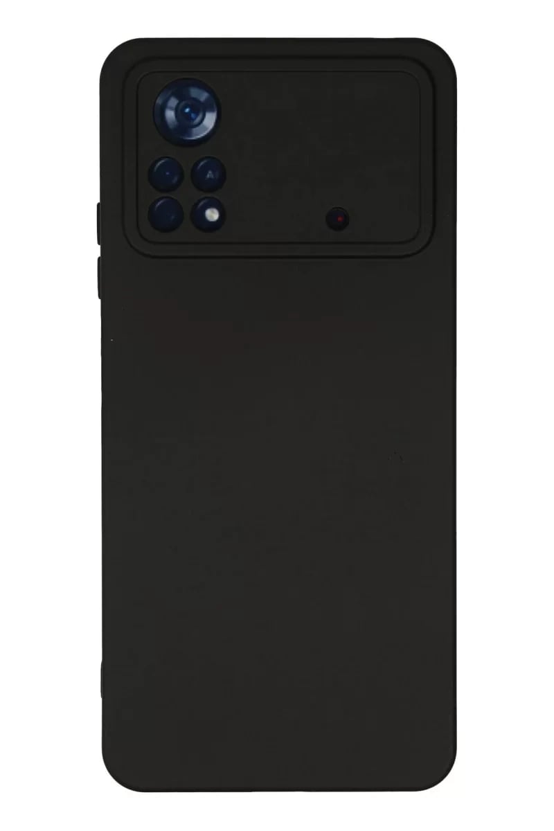 Xiaomi Poco X4 Pro 5G Kılıf Nano içi Kadife Silikon - Siyah