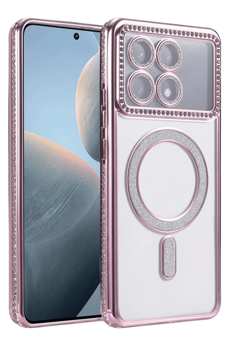Xiaomi Poco X6 Pro Joke Simli Magneticsafe Kılıf - Pembe