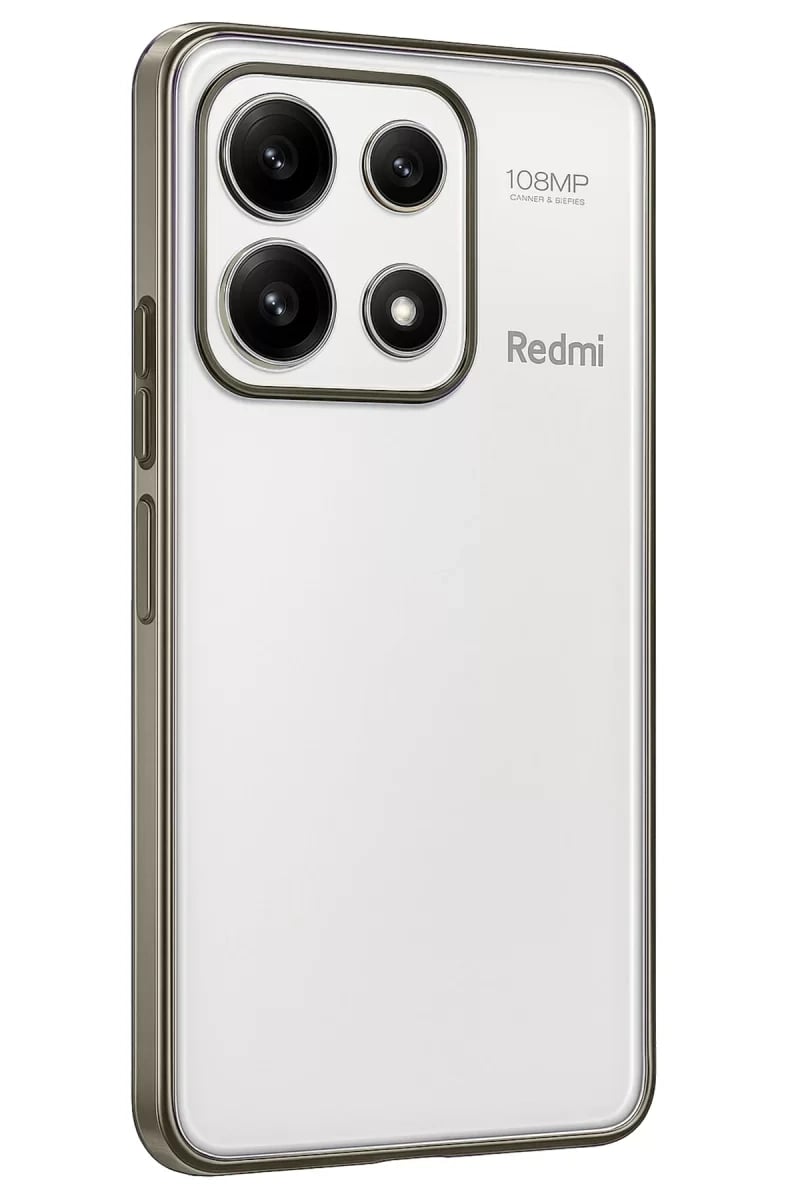Xiaomi Poco X6 Pro Kılıf Lensli Silikon - Gold