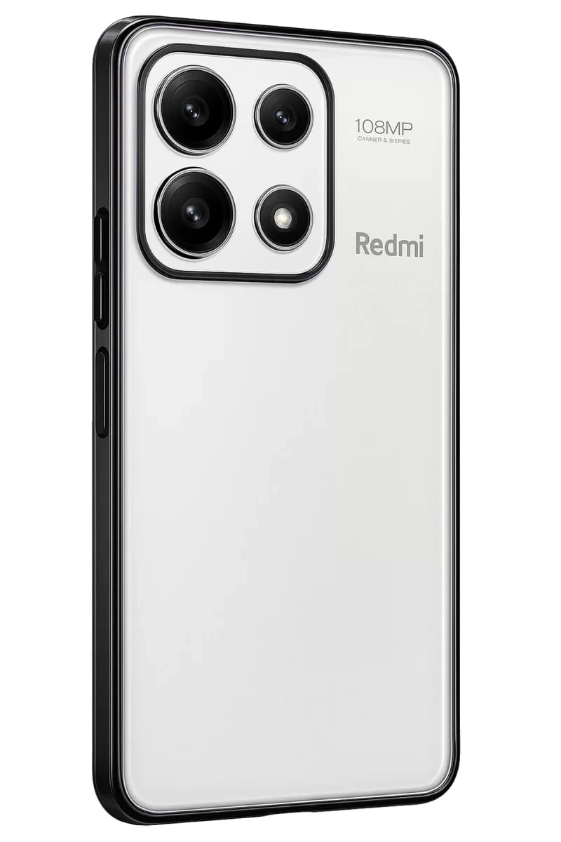 Xiaomi Poco X6 Pro Kılıf Lensli Silikon - Siyah