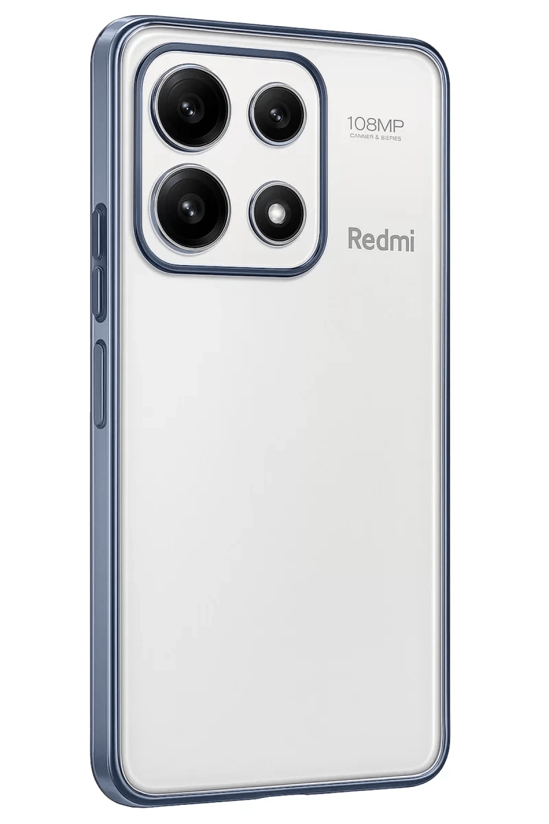 Xiaomi Poco X6 Pro Kılıf Lensli Silikon - Açık Mavi