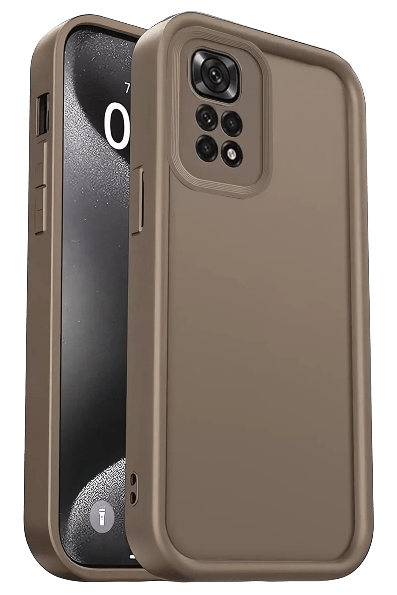 Xiaomi Redmi 10 2022 Kılıf Viera Silikon - Kahverengi