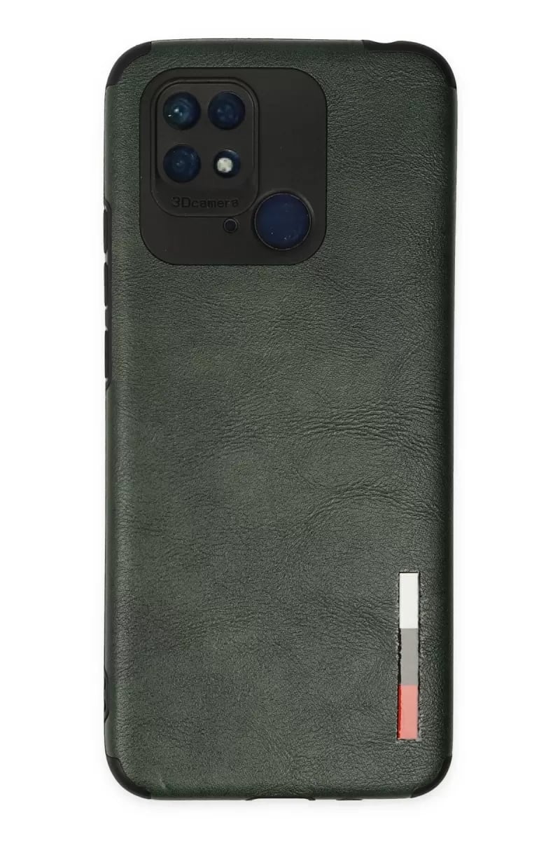 Xiaomi Redmi 10C Kılıf Loop Deri Silikon - Yeşil