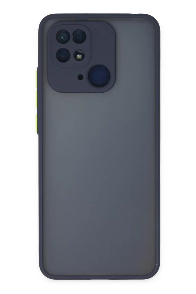 Xiaomi Redmi 10C Kılıf Montreal Silikon Kapak - Lacivert