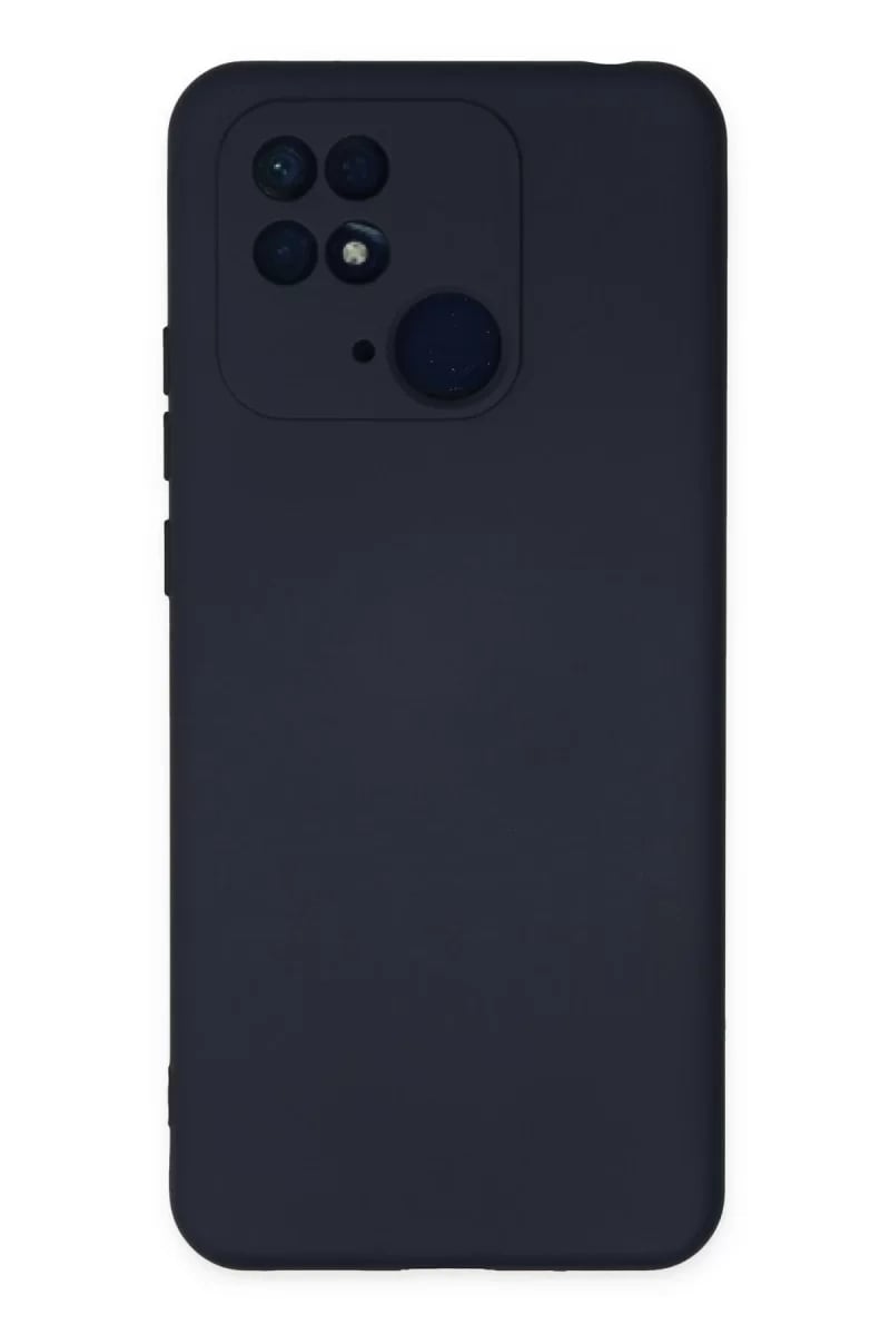 Xiaomi Redmi 10C Kılıf Nano içi Kadife Silikon - Lacivert