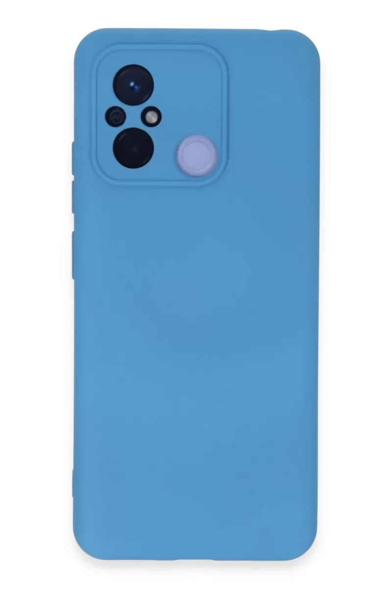 Xiaomi Redmi 12C Kılıf Nano içi Kadife Silikon - Mavi