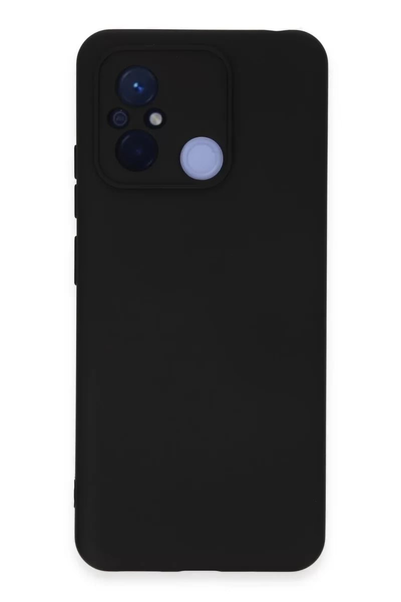Xiaomi Redmi 12C Kılıf Nano içi Kadife Silikon - Siyah