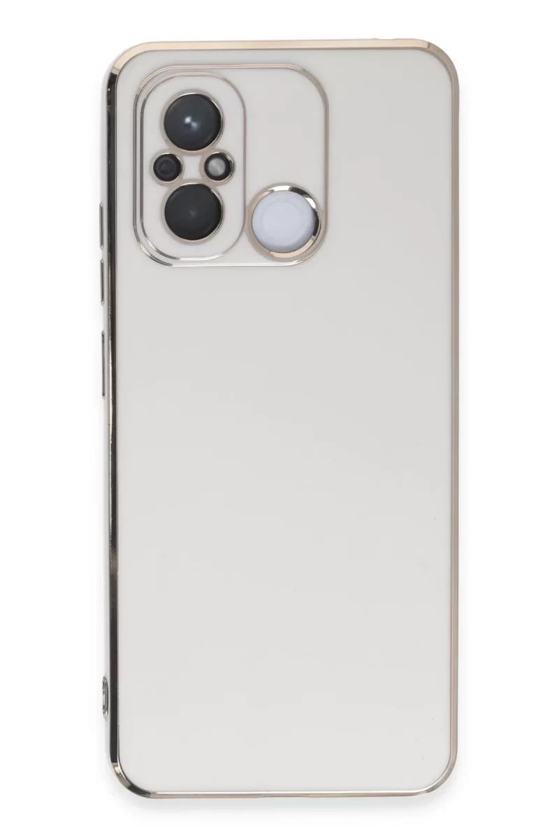 Xiaomi Redmi 12C Kılıf Volet Silikon - Beyaz