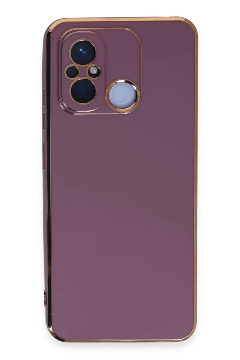 Xiaomi Redmi 12C Kılıf Volet Silikon - Mor