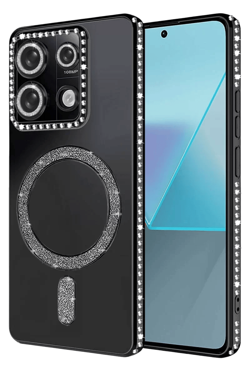 Xiaomi Redmi 13C Joke Simli Magneticsafe Kılıf - Siyah