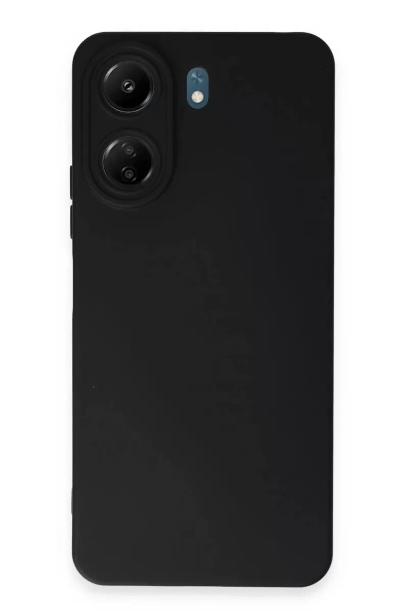 Xiaomi Redmi 13C Kılıf Nano içi Kadife Silikon - Siyah