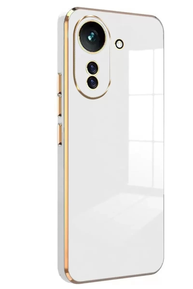 Xiaomi Redmi 13C Kılıf Volet Silikon - Beyaz