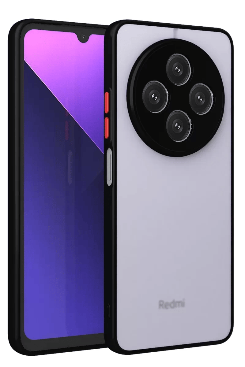 Xiaomi Redmi 14C Kılıf Montreal Silikon Kapak - Siyah
