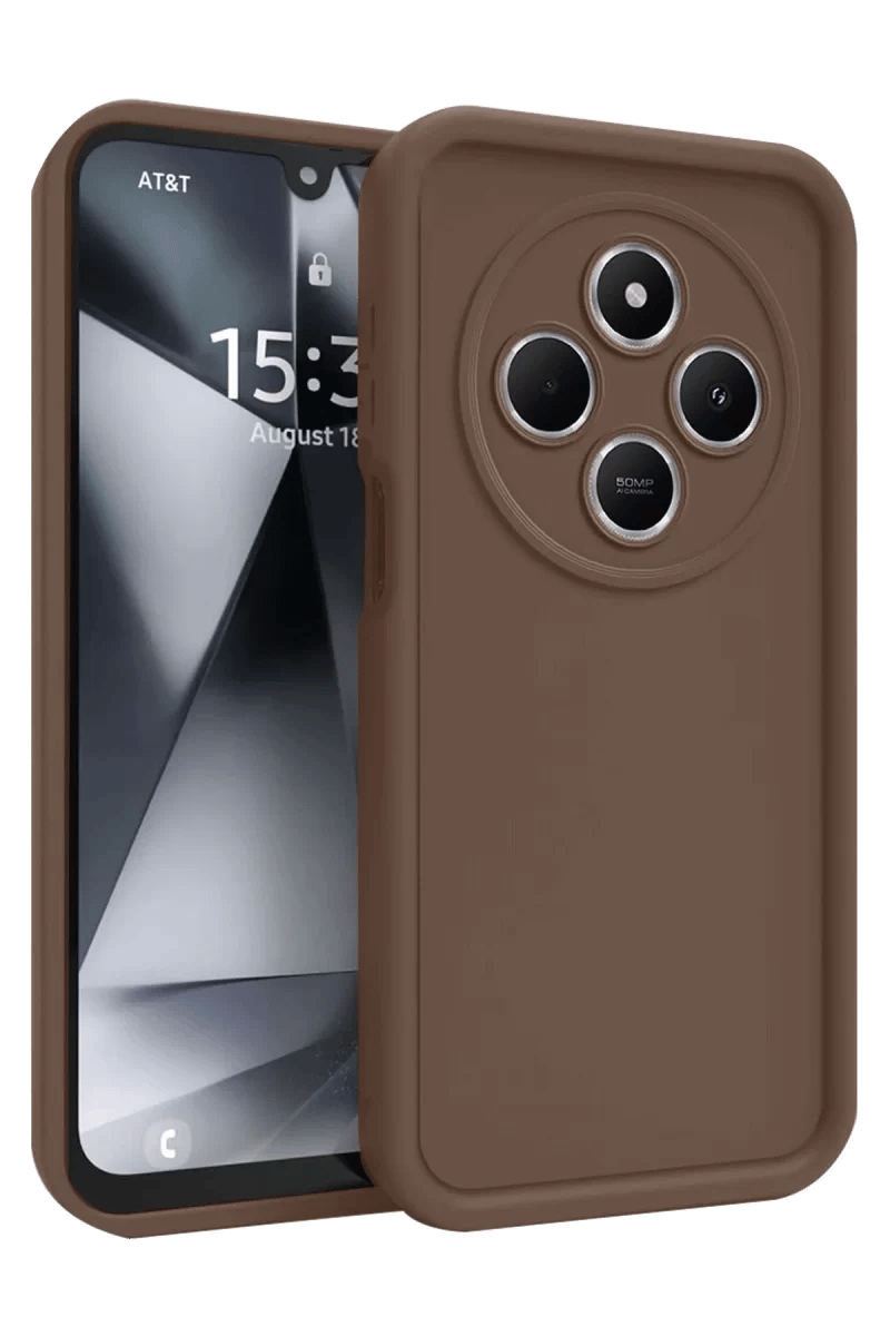 Xiaomi Redmi 14C Kılıf Viera Silikon - Kahverengi