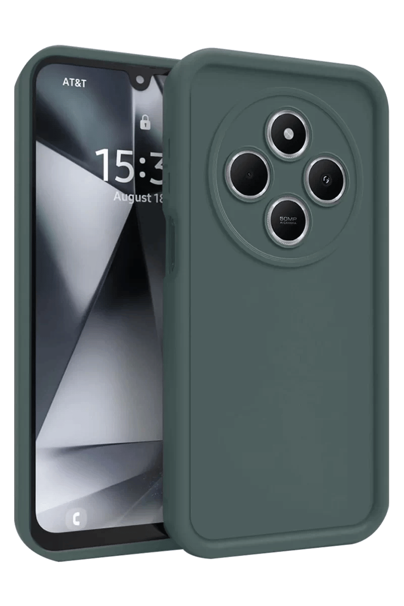 Xiaomi Redmi 14C Kılıf Viera Silikon - Koyu Yeşil
