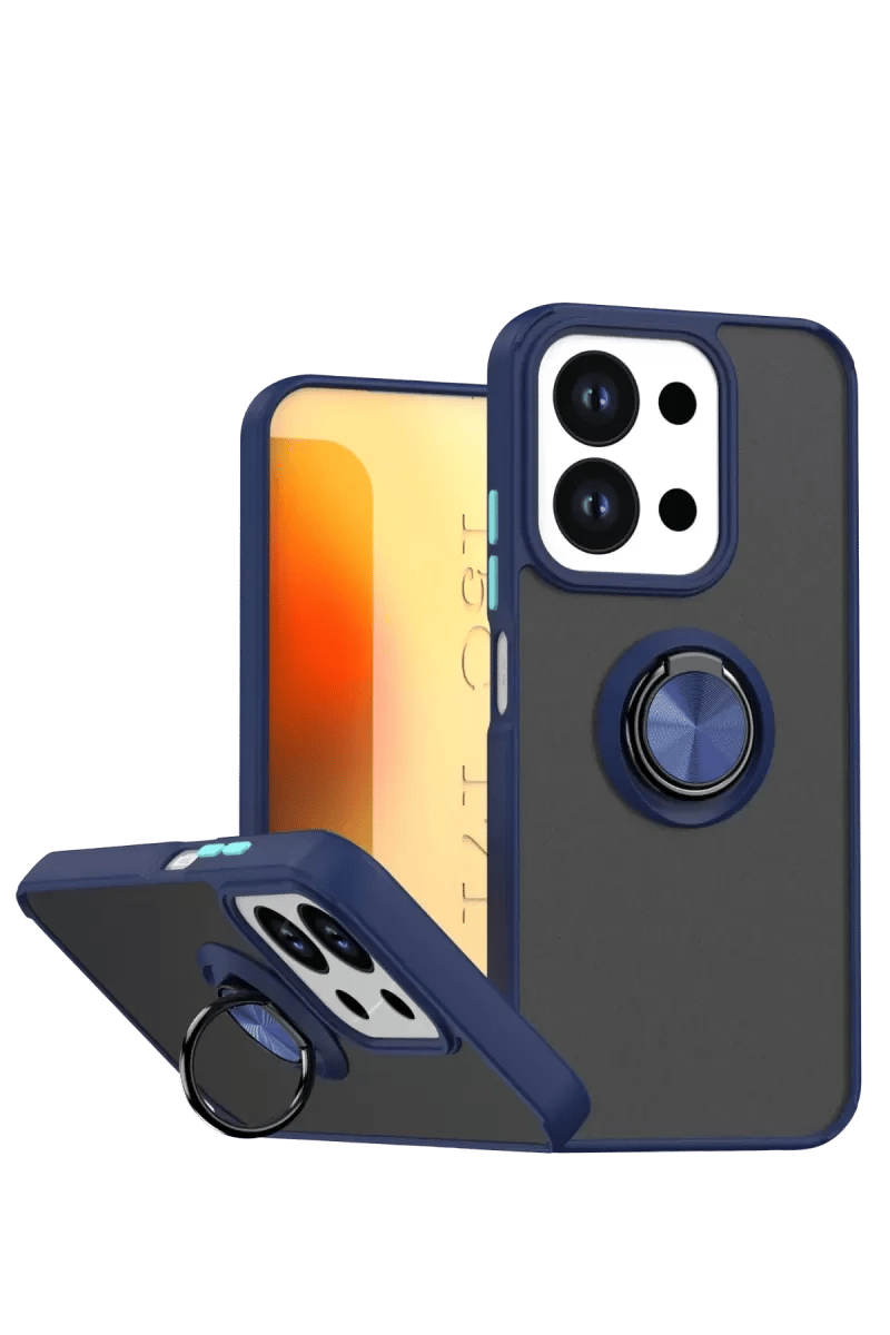 Xiaomi Redmi 15C 4G Montreal Yüzüklü Silikon Kapak - Lacivert