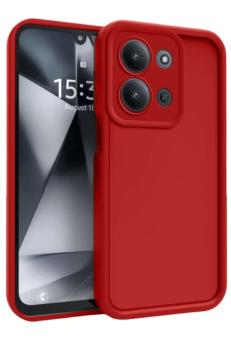 Xiaomi Redmi 15C 4G Viera Silikon - Kırmızı