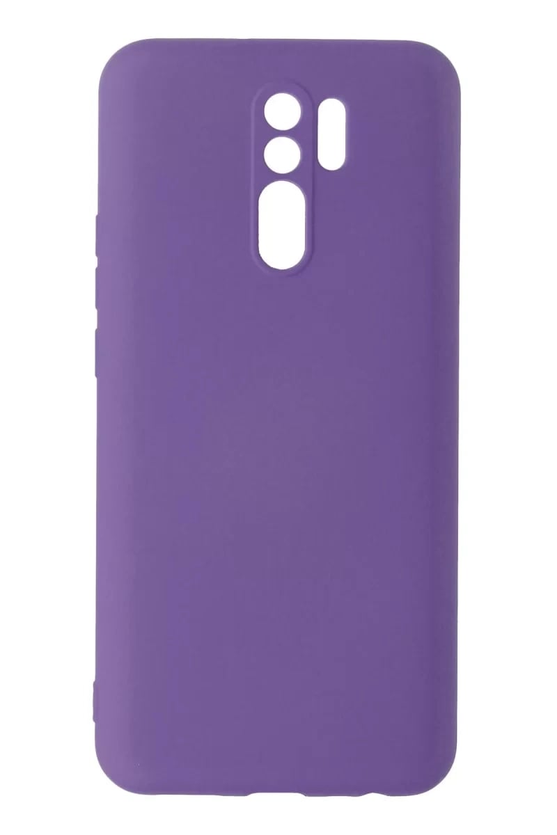 Xiaomi Redmi 9 Kılıf Nano içi Kadife Silikon - Mor