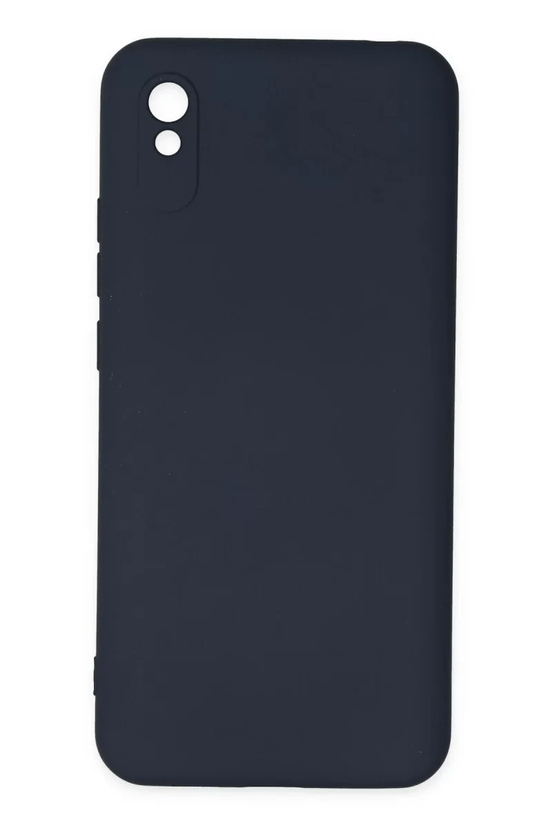 Xiaomi Redmi 9A Kılıf Nano içi Kadife Silikon - Lacivert