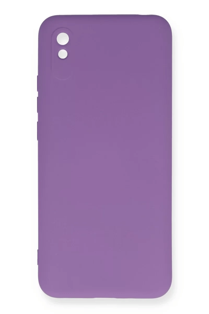 Xiaomi Redmi 9A Kılıf Nano içi Kadife Silikon - Mor