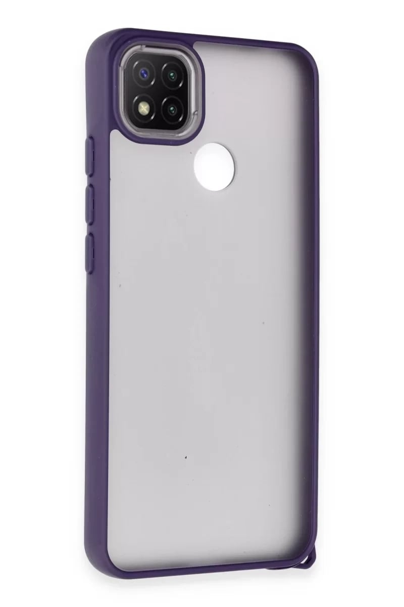 Xiaomi Redmi 9C Kılıf Elegant Kapak - Derin Mor