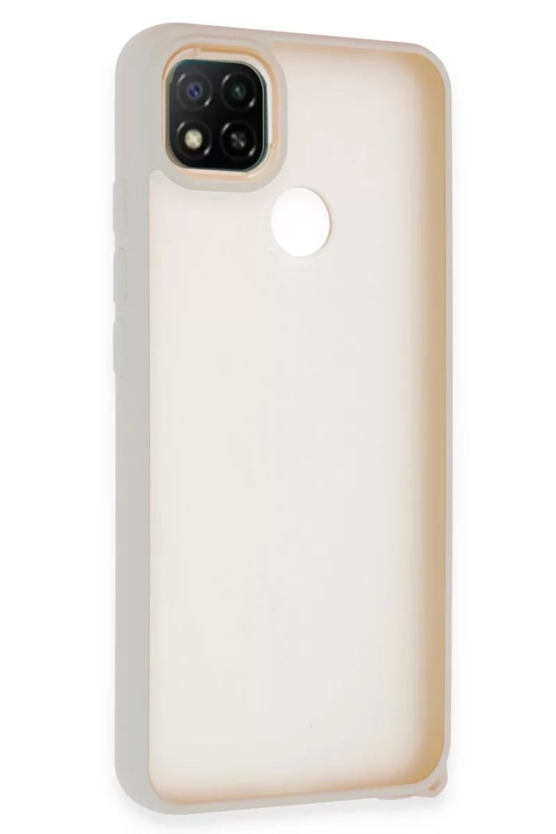Xiaomi Redmi 9C Kılıf Elegant Kapak - Pudra