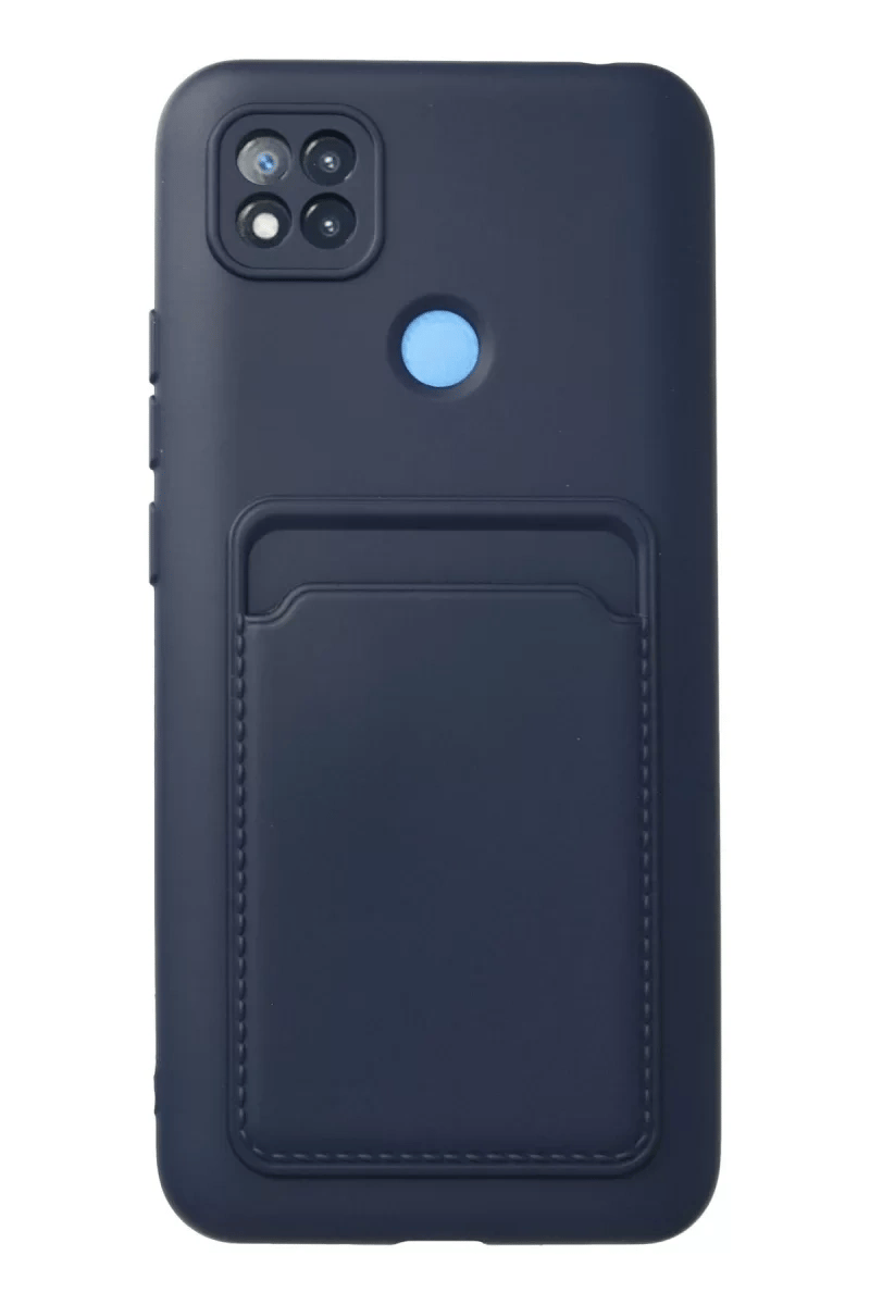 Xiaomi Redmi 9C Kılıf Kelvin Kartvizitli Silikon - Lacivert