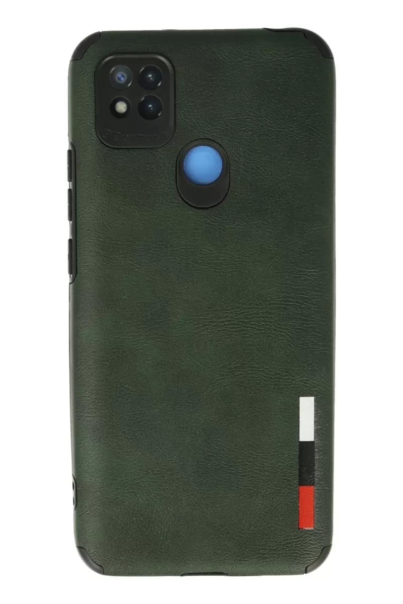 Xiaomi Redmi 9C Kılıf Loop Deri Silikon - Yeşil