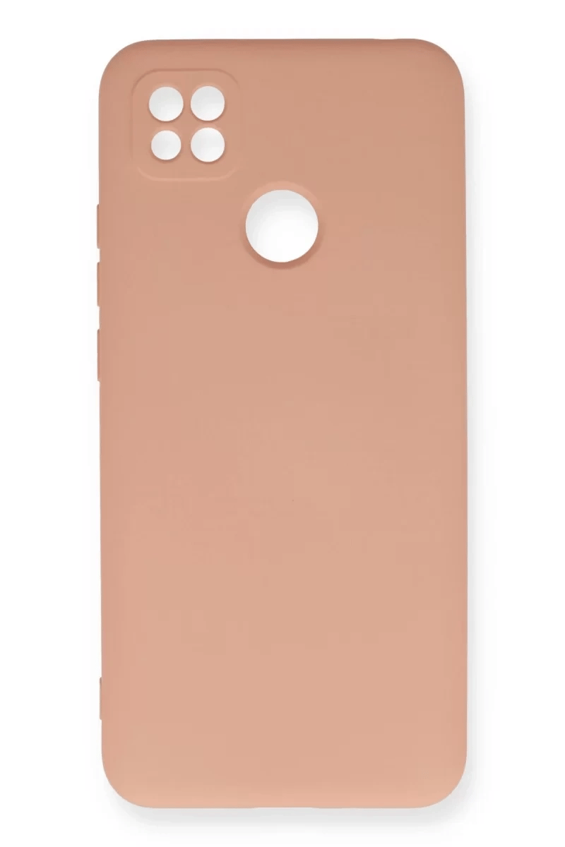 Xiaomi Redmi 9C Kılıf Nano içi Kadife Silikon - Pudra