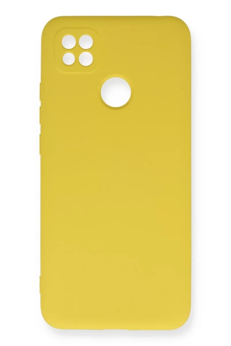 Xiaomi Redmi 9C Kılıf Nano içi Kadife Silikon - Sarı