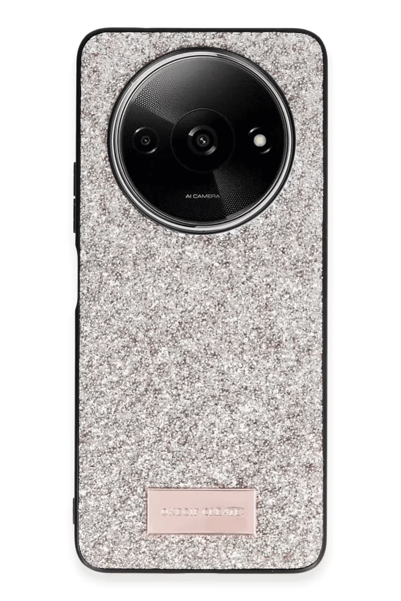 Xiaomi Redmi A3 4G Bright Simli Kapak - Gold