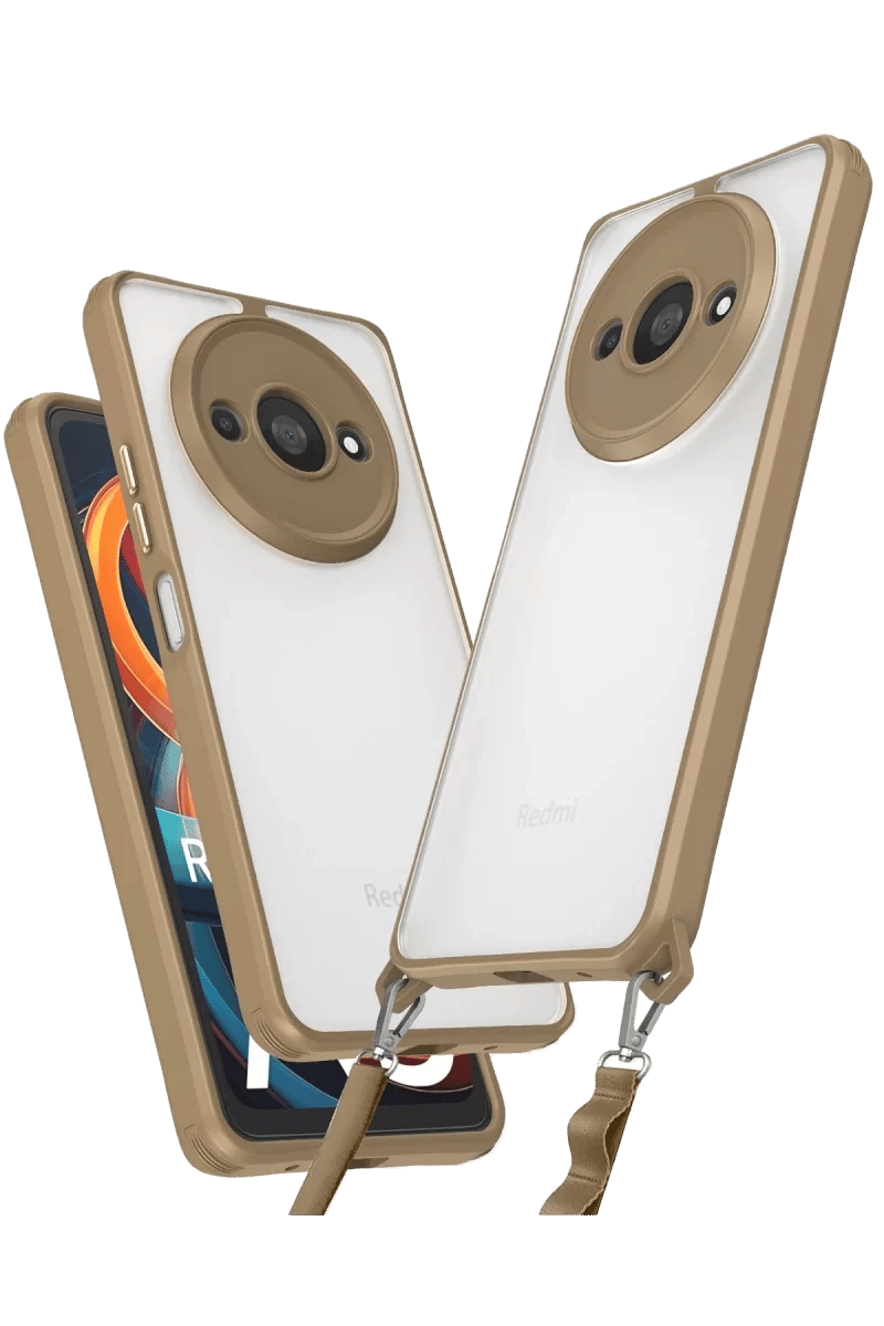 Xiaomi Redmi A3 4G Kılıf Penta Silikon Kılıf - Çöl Titanyum