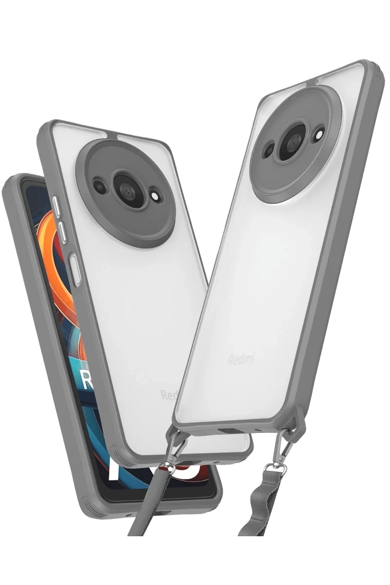 Xiaomi Redmi A3 4G Kılıf Penta Silikon Kılıf - Titan Gri