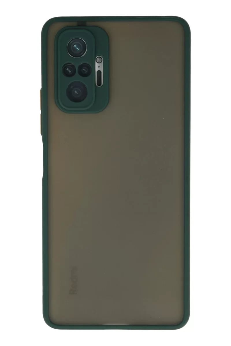 Xiaomi Redmi Note 10 Pro Kılıf Montreal Silikon Kapak - Yeşil