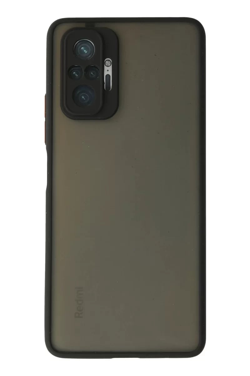 Xiaomi Redmi Note 10 Pro Kılıf Montreal Silikon Kapak - Siyah