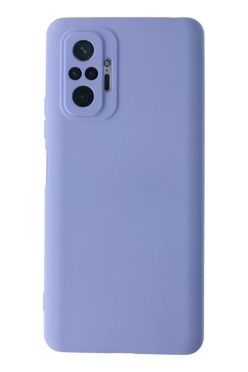 Xiaomi Redmi Note 10 Pro Kılıf Nano içi Kadife Silikon - Lila