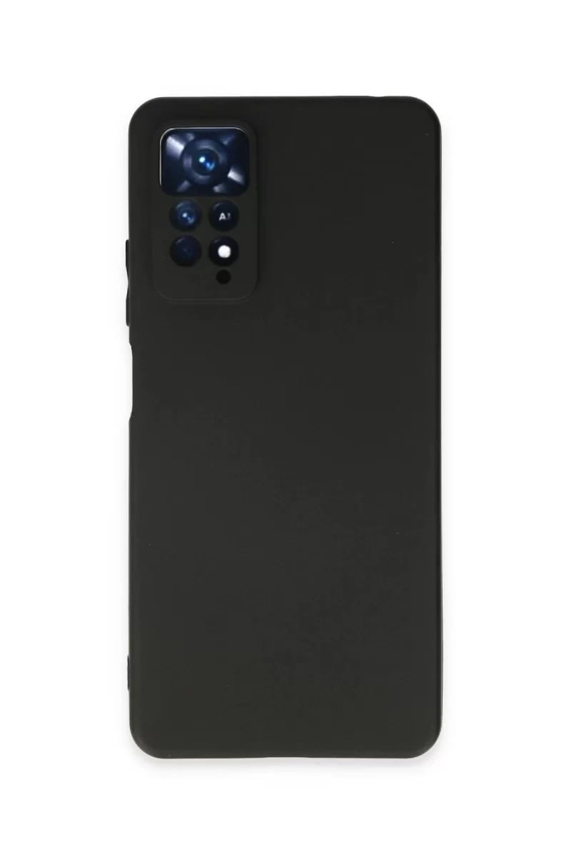 Xiaomi Redmi Note 11 Kılıf First Silikon - Siyah