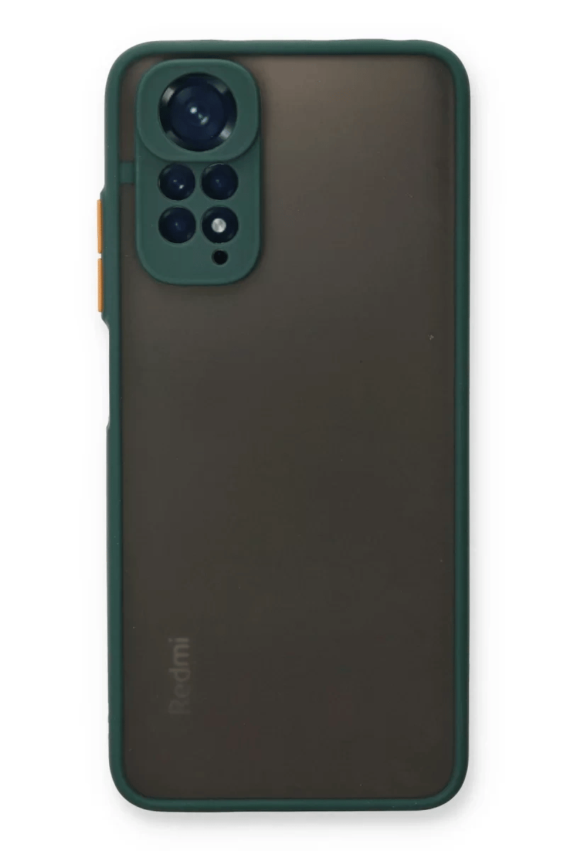 Xiaomi Redmi Note 11 Kılıf Montreal Silikon Kapak - Yeşil